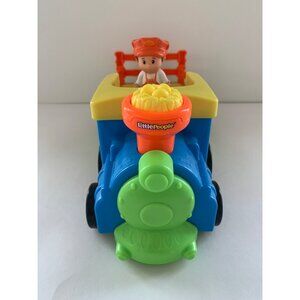 Little People Fisher Price Choo Choo Train With Conductor Makes Sounds See Video